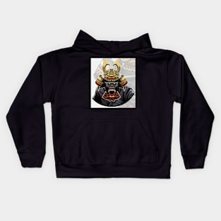 Gorilla Samurai Dragon Warrior Kids Hoodie